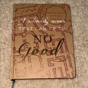 Warner Bros. Harry Potter Journal with Brown hard Cover
